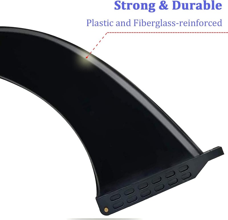 T-SIDAKE 9'' SUP Single Center Fin, Fiberglass Reinforeced Nylon SUP Replacement Fins, Free No Tool Fin Screw, Suitable for Longboard, Surfboard, SUP Single Fin Center Fin - Image 5
